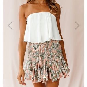 Selfie Leslie Floral Skirt